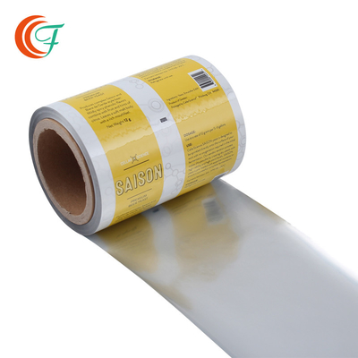 Alto carrete de película plástico del acondicionamiento de los alimentos de la barrera 0.06-0.08m m Mylar para la levadura superior de la cerveza