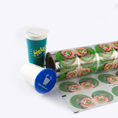 Película de embalaje de sellamiento térmico de papel plástico para tazas de PET PE PP de uso múltiple