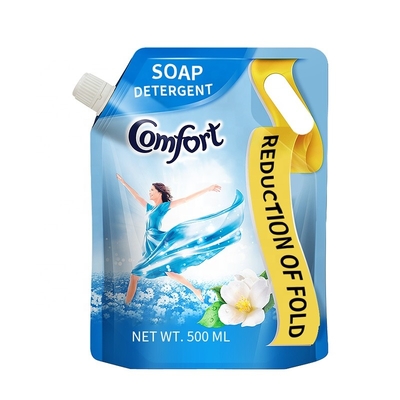 PET Leche PE Bolsas de detergente de jabón Bolsas de pie Bolsas de plástico con salpicadura Embalaje
