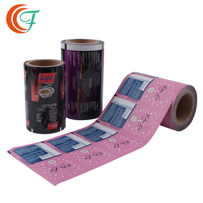 Película de embalaje laminadora de alta barrera Polvo de leche de café Películas de embalaje flexible de plástico