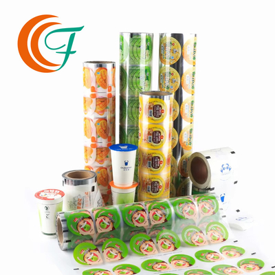 Películas de sellado térmico de alta barrera Películas de plástico de rollo de película de grado alimenticio Embalaje flexible Impresión