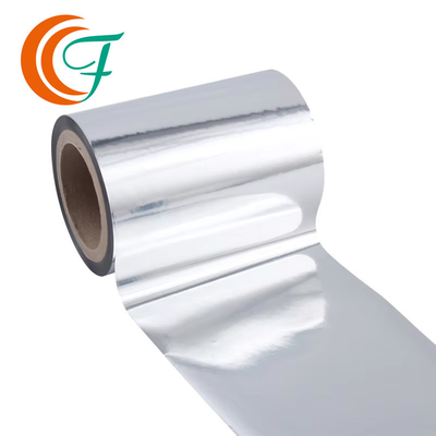 Logotipo personalizado Embalaje de película de papel de aluminio de grado alimenticio Embalaje metalizado Rollo de plástico